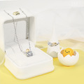 蛋黃哥-Gudetama-純銀項鍊-莫桑石單鑽系列_7 蛋黃哥-Gudetama-純銀項鍊-莫桑石單鑽系列_7