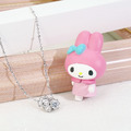 美樂蒂-MyMelody-純銀項鍊-莫桑石單鑽系列_7 美樂蒂-MyMelody-純銀項鍊-莫桑石單鑽系列_7