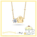 布丁狗-PomPomPurin-純銀項鍊-莫桑石單鑽系列 布丁狗-PomPomPurin-純銀項鍊-莫桑石單鑽系列