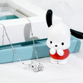 帕恰狗-Pochacco-純銀項鍊-莫桑石單鑽系列_4 帕恰狗-Pochacco-純銀項鍊-莫桑石單鑽系列_4