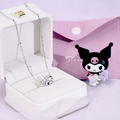 酷洛米-Kuromi-純銀項鍊-莫桑石單鑽系列_2 酷洛米-Kuromi-純銀項鍊-莫桑石單鑽系列_2