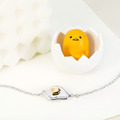 蛋黃哥-Gudetama-荷包蛋刻字-客製純銀手鍊_4 蛋黃哥-Gudetama-荷包蛋刻字-客製純銀手鍊_4