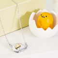 蛋黃哥-Gudetama-荷包蛋刻字-客製純銀項鍊_3 蛋黃哥-Gudetama-荷包蛋刻字-客製純銀項鍊_3