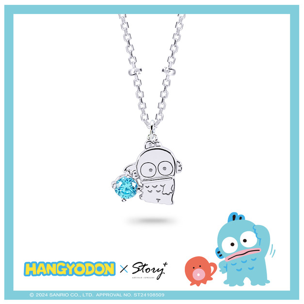 人魚漢頓 Hangyodon-守護誕生石-客製純銀項鍊