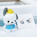 帕恰狗-Pochacco-晶鑽純銀耳環-Sanrio學院Mix系列_7 帕恰狗-Pochacco-晶鑽純銀耳環-Sanrio學院Mix系列_7