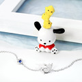 帕恰狗-Pochacco-晶鑽純銀手鍊-經典系列_5 帕恰狗-Pochacco-晶鑽純銀手鍊-經典系列_5
