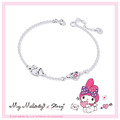 美樂蒂-MyMelody-小翅膀誕生石-純銀手鍊-邱比特系列 美樂蒂-MyMelody-小翅膀誕生石-純銀手鍊-邱比特系列