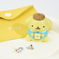 布丁狗-PomPomPurin-晶鑽純銀耳環-Sanrio學院Mix系列_2 布丁狗-PomPomPurin-晶鑽純銀耳環-Sanrio學院Mix系列_2