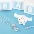 大耳狗-Cinnamoroll-幸福喜拿銀湯匙-誕生石純銀項鍊-Baby系列_1 大耳狗-Cinnamoroll-幸福喜拿銀湯匙-誕生石純銀項鍊-Baby系列_1