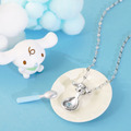 大耳狗-Cinnamoroll-幸福喜拿銀湯匙-誕生石純銀項鍊-Baby系列_8 大耳狗-Cinnamoroll-幸福喜拿銀湯匙-誕生石純銀項鍊-Baby系列_8