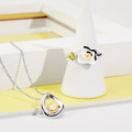蛋黃哥-Gudetama-慵懶不規則-純銀項鍊-經典系列_8 蛋黃哥-Gudetama-慵懶不規則-純銀項鍊-經典系列_8