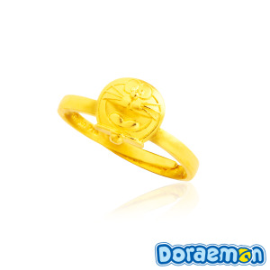 哆啦a夢Doraemon-幸運哆啦-黃金戒指 哆啦a夢Doraemon-幸運哆啦-黃金戒指