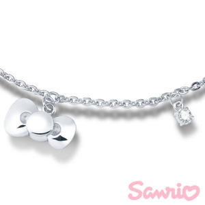 Hello Kitty凱蒂貓-夢幻蝴蝶結-銀飾手鍊 Hello Kitty凱蒂貓-夢幻蝴蝶結-銀飾手鍊