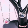 Hello Kitty凱蒂貓-愛戀甜心(藍)-純銀項鍊_2 Hello Kitty凱蒂貓-愛戀甜心(藍)-純銀項鍊_2