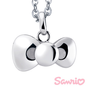 Hello Kitty凱蒂貓-夢幻蝴蝶結-銀飾墜子 Hello Kitty凱蒂貓-夢幻蝴蝶結-銀飾墜子