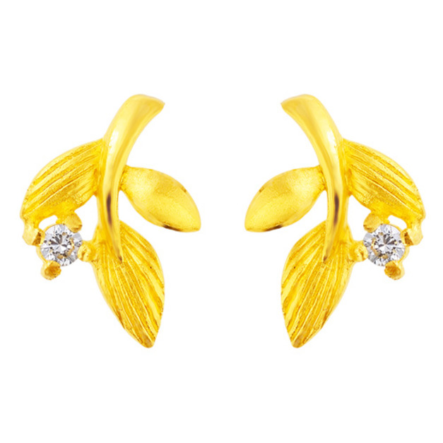 沐夏晨露-黃金耳環