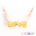 愛情低語-金加鋼項鍊 愛情低語-金加鋼項鍊