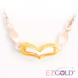 甜心之戀-金加鋼項鍊 甜心之戀-金加鋼項鍊