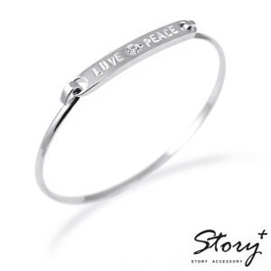 Beauty款(10字內)-銀飾刻字手環 Beauty款(10字內)-銀飾刻字手環