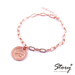 Mini款(5字內)-銀飾刻名字手鍊 Mini款(5字內)-銀飾刻名字手鍊