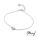 Prism(心型款)-銀飾刻字手鍊_1 Prism(心型款)-銀飾刻字手鍊_1