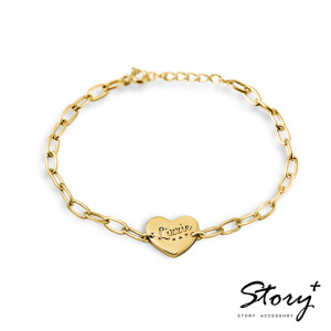 桃心雷射刻字-銀飾手鍊 桃心雷射刻字-銀飾手鍊