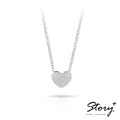Prism(心型款)-銀飾刻字項鍊_1 Prism(心型款)-銀飾刻字項鍊_1