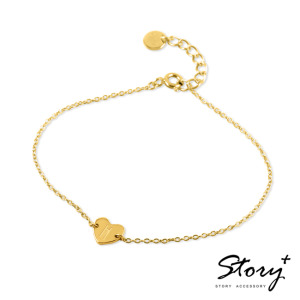 Prism(心型款)-銀飾刻字手鍊 Prism(心型款)-銀飾刻字手鍊