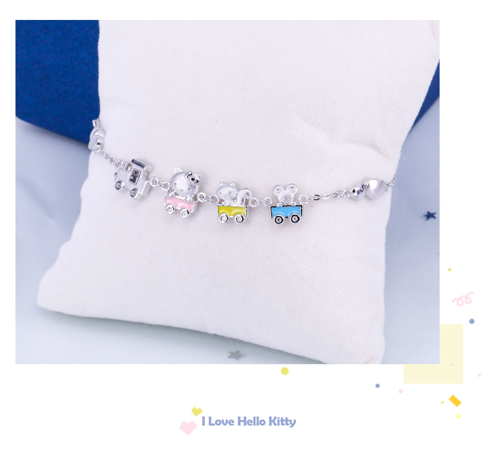 Kitty純銀手鍊彌月送禮也很適合