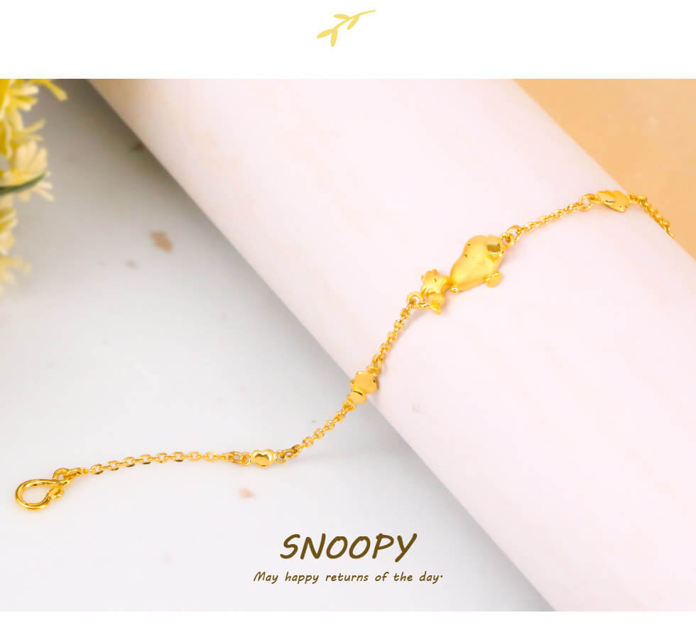 史努比金飾由原廠正版授權品質細緻