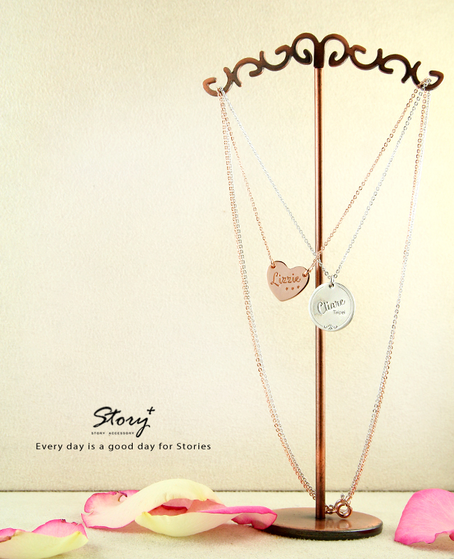 純銀客製項鍊能把你想要的文字刻上,變身獨一無二的設計銀飾