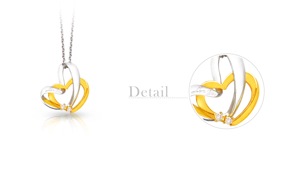 黃金項鍊淘心款細節介紹