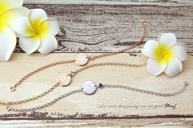 白爛貓 客製化純銀手鍊