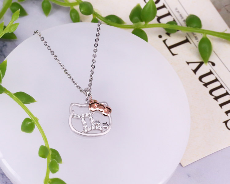 Kitty雙子座(5/21~6/20) 銀飾項鍊