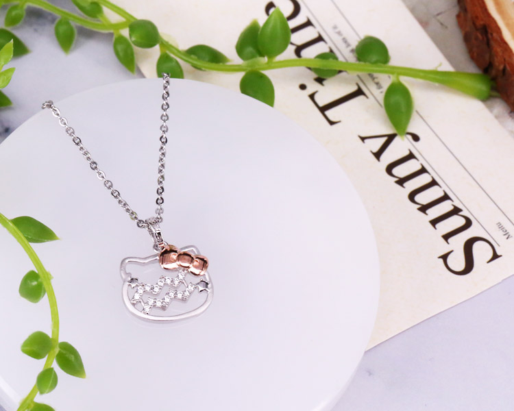 Kitty 水瓶座(1/22~2/19) 銀飾項鍊