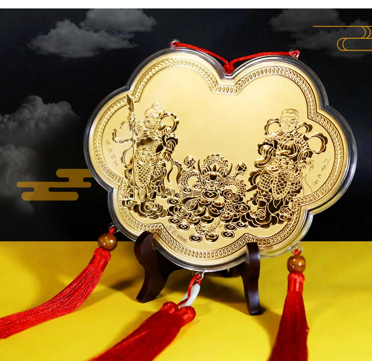 敬獻關聖帝君武財神特大尺寸金牌