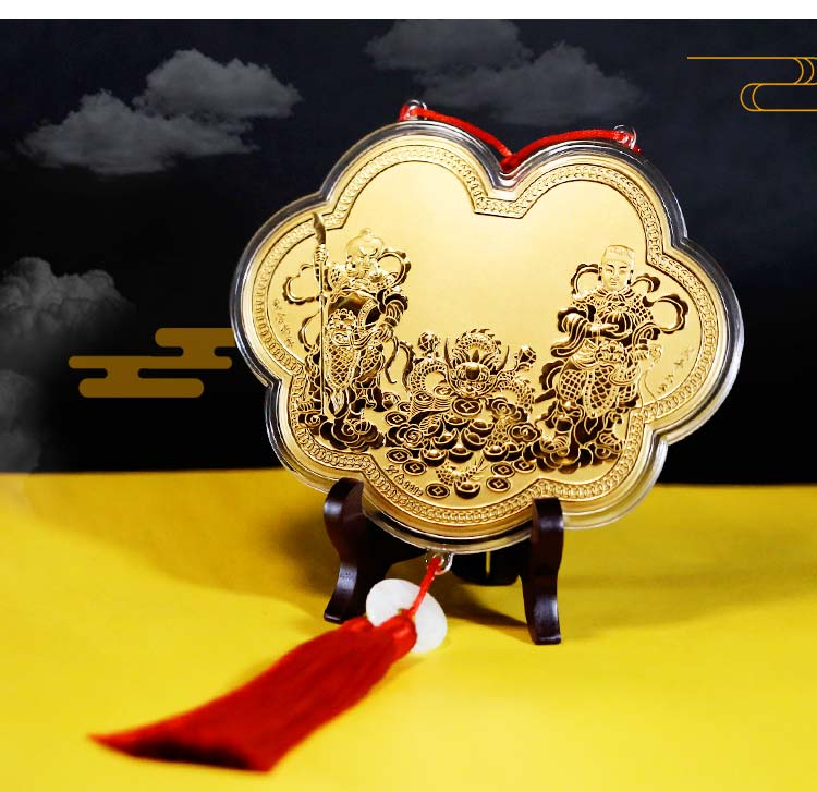 關聖帝君武財神神明金牌,發大財就要拜武財神