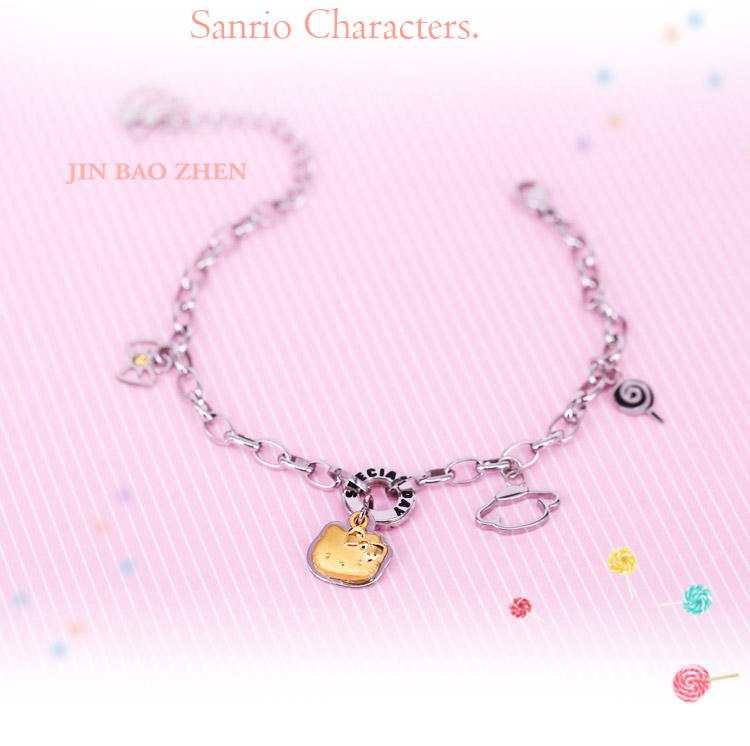 HelloKitty垂墜式手鍊,金加鋼新上市