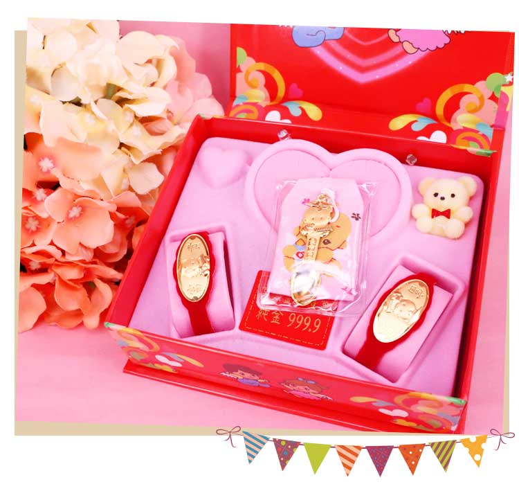 博士金湯匙 0.20錢彌月金飾禮盒