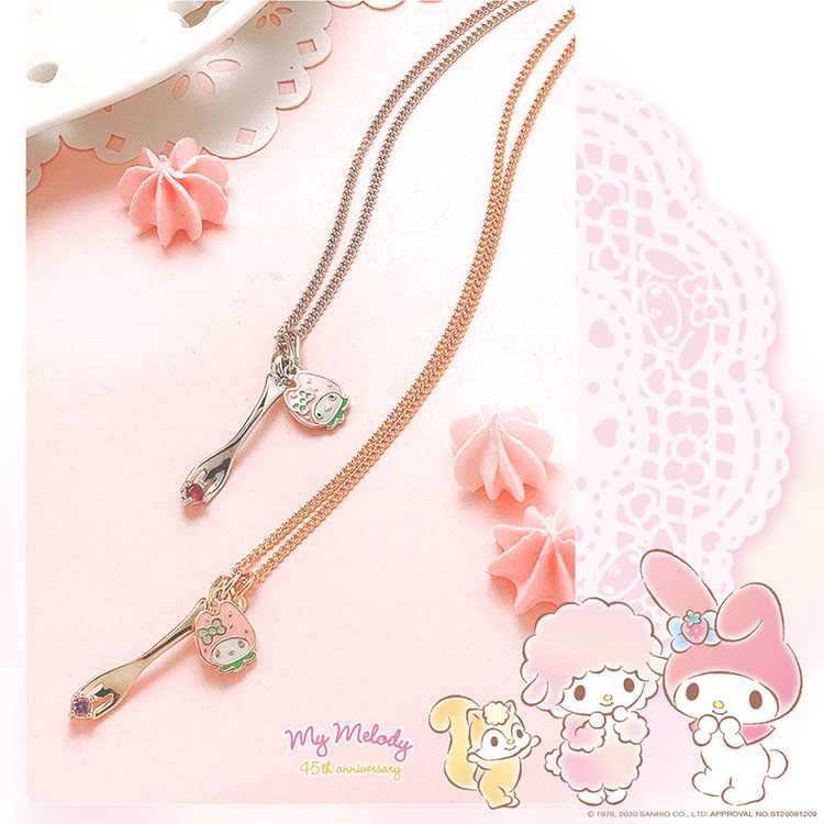 美樂蒂草莓系列純銀項鍊