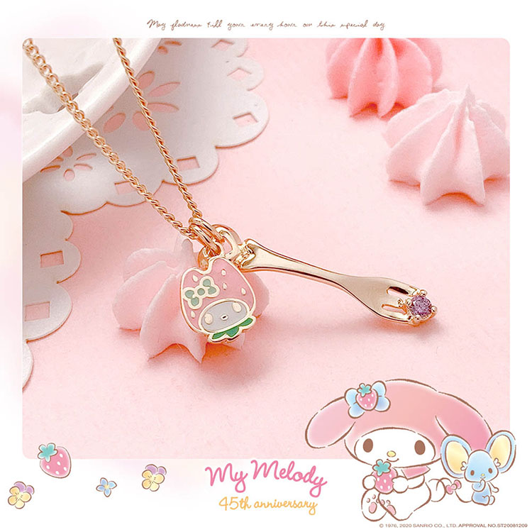 美樂蒂純銀項鍊,客製化誕生石系列