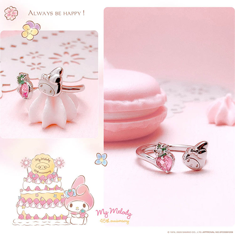 美樂蒂純銀戒指