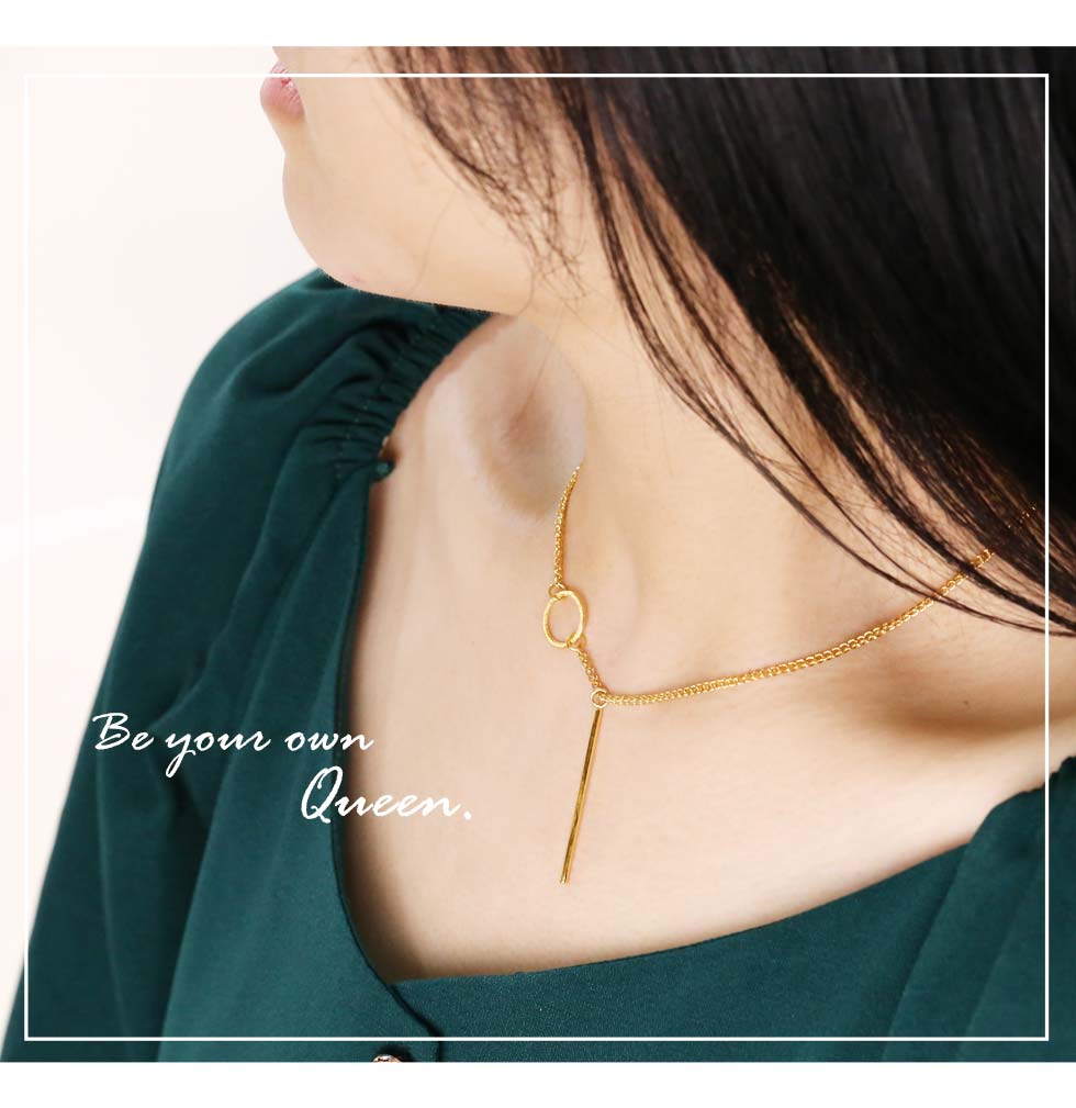 簡約風格 幾何造型項鍊