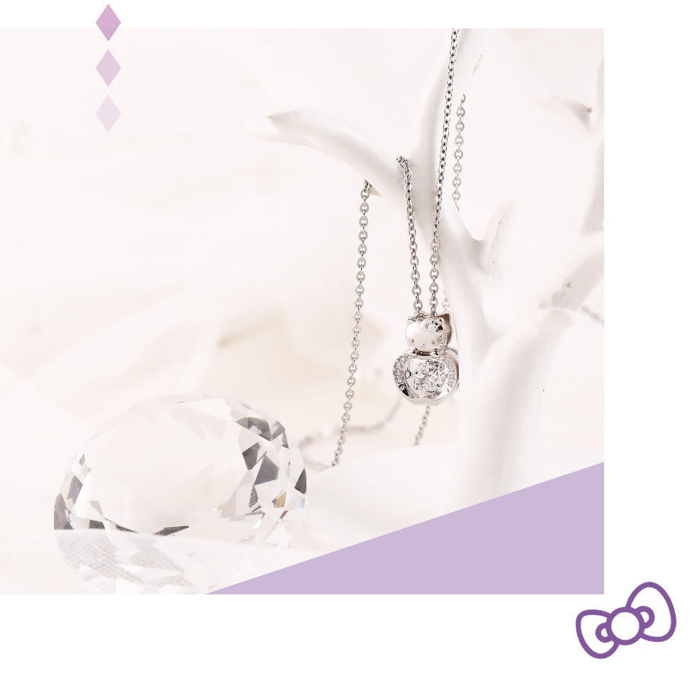 Hello Kitty凱蒂貓純銀項鍊