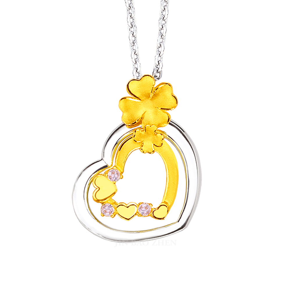 幸運草金飾黃金項鍊熱戀上市