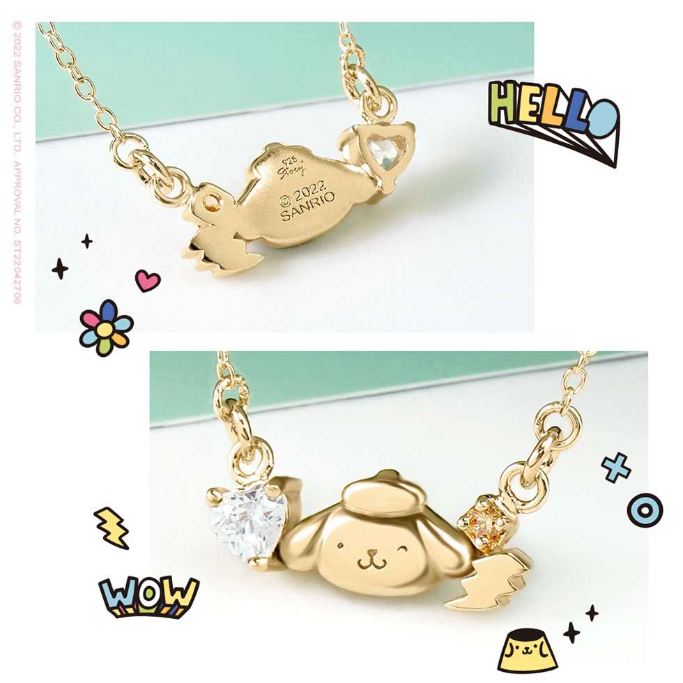 布丁狗純銀項鍊