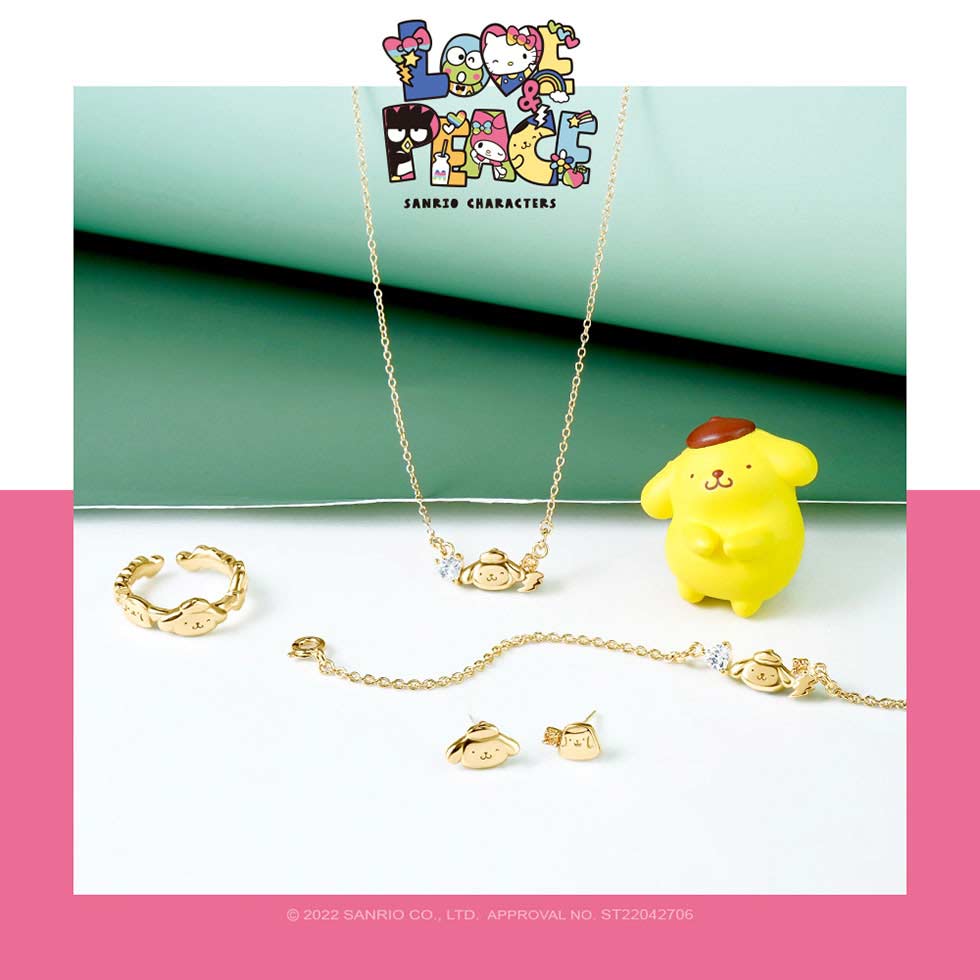 Pompompurin布丁狗銀飾