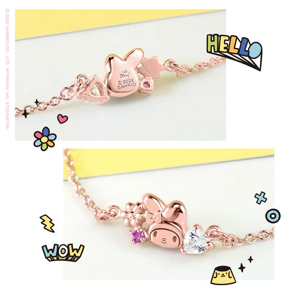 美樂蒂純銀手鍊