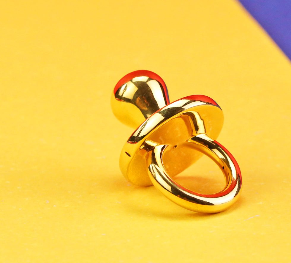 9999純金打造三太子黃金奶嘴