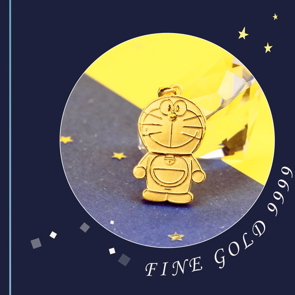 愉悅哆啦-黃金墜子